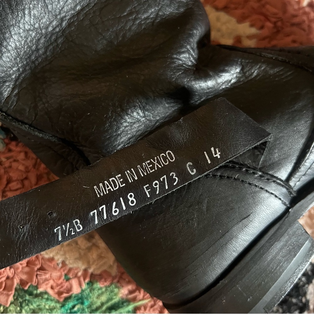 Frye Veronica Tall Slouch Boots Black 7.5 B - Picture 4 of 16